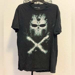 Marvel Black Skull Graphic Tee